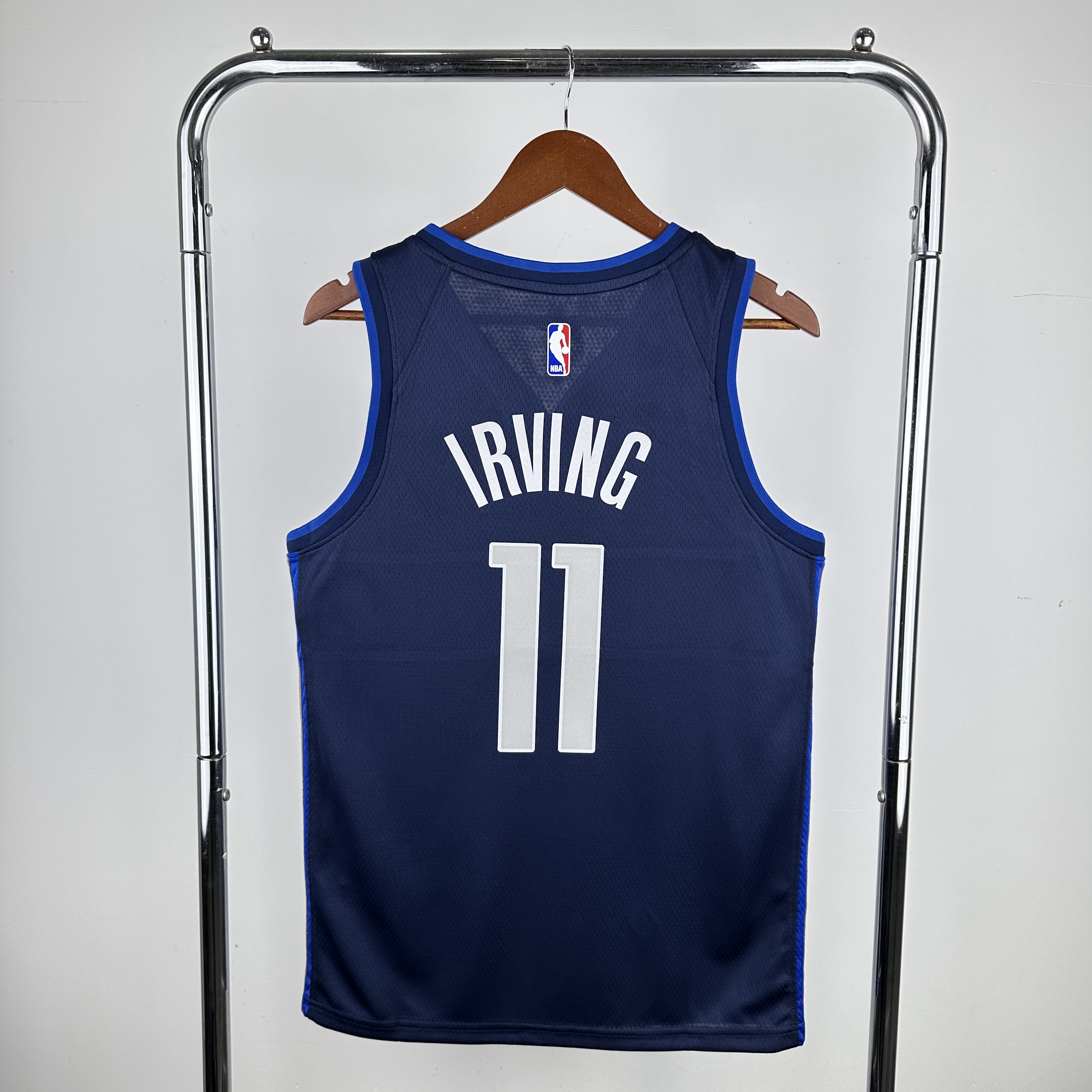 Men Dallas Mavericks #11 Irving Blue Nike 2024 NBA Jerseys